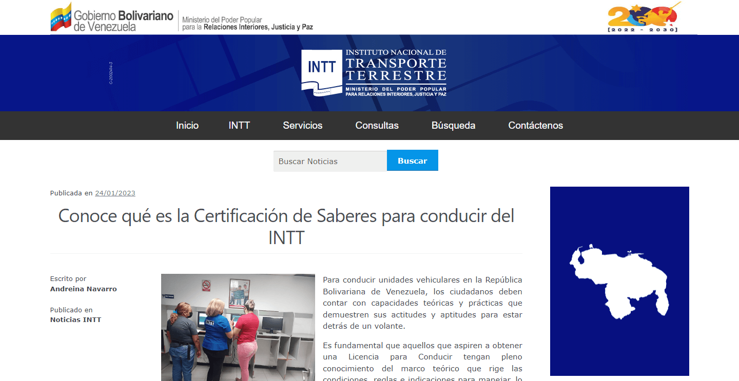 Conoce qué es la Certificación de Saberes para conducir del INTT