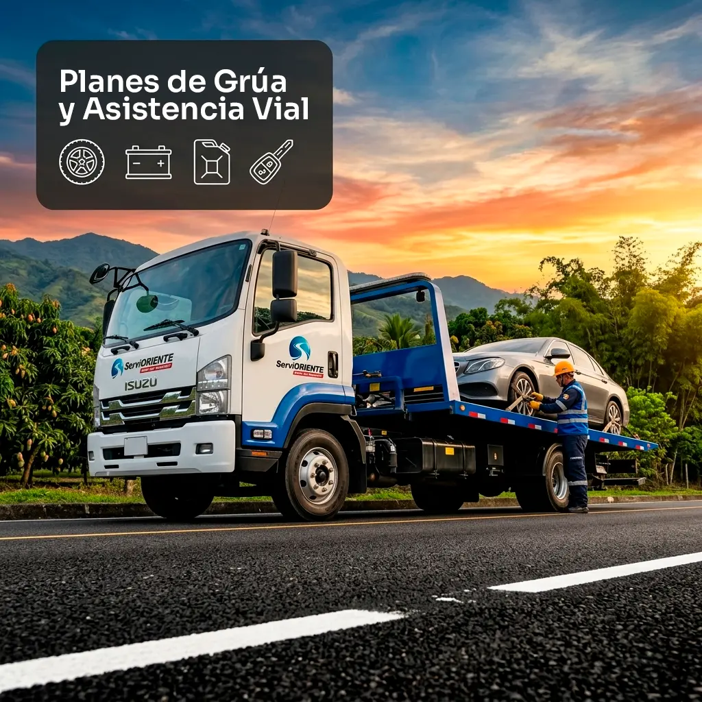 Planes de Grúa y Asistencia Vial ServiORIENTE